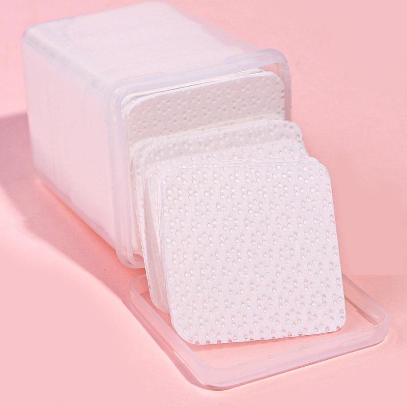Nail Polish Remover Pad, 300pcs Nail Polish Glue Cleaning Pads, Absorbent Lint Free Nail Glue Wipes, Disposable Nail Glue Removal Wiping Sheets 0