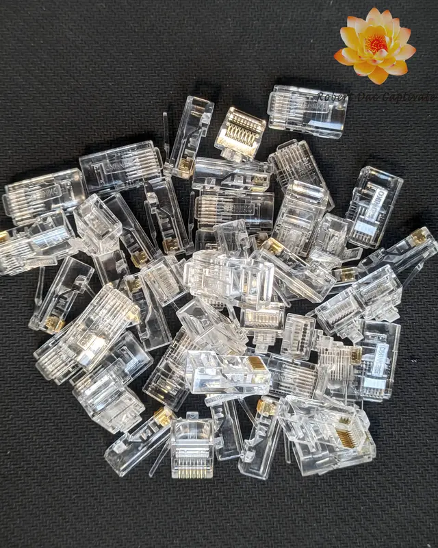 Đầu bấm mạng Lan RJ45, đầu cáp mạng Lan 6