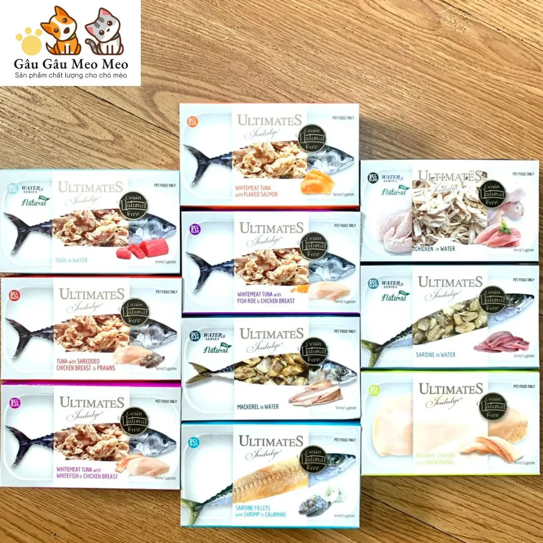 Pate ULTIMATES Thức ăn ướt Cao cấp cho mèo Hộp 85g
