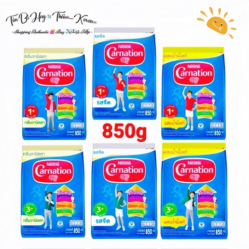 Túi 850g Bột Nguyên Kem Nestle Carnation Thái Lan Chua Ít Đường