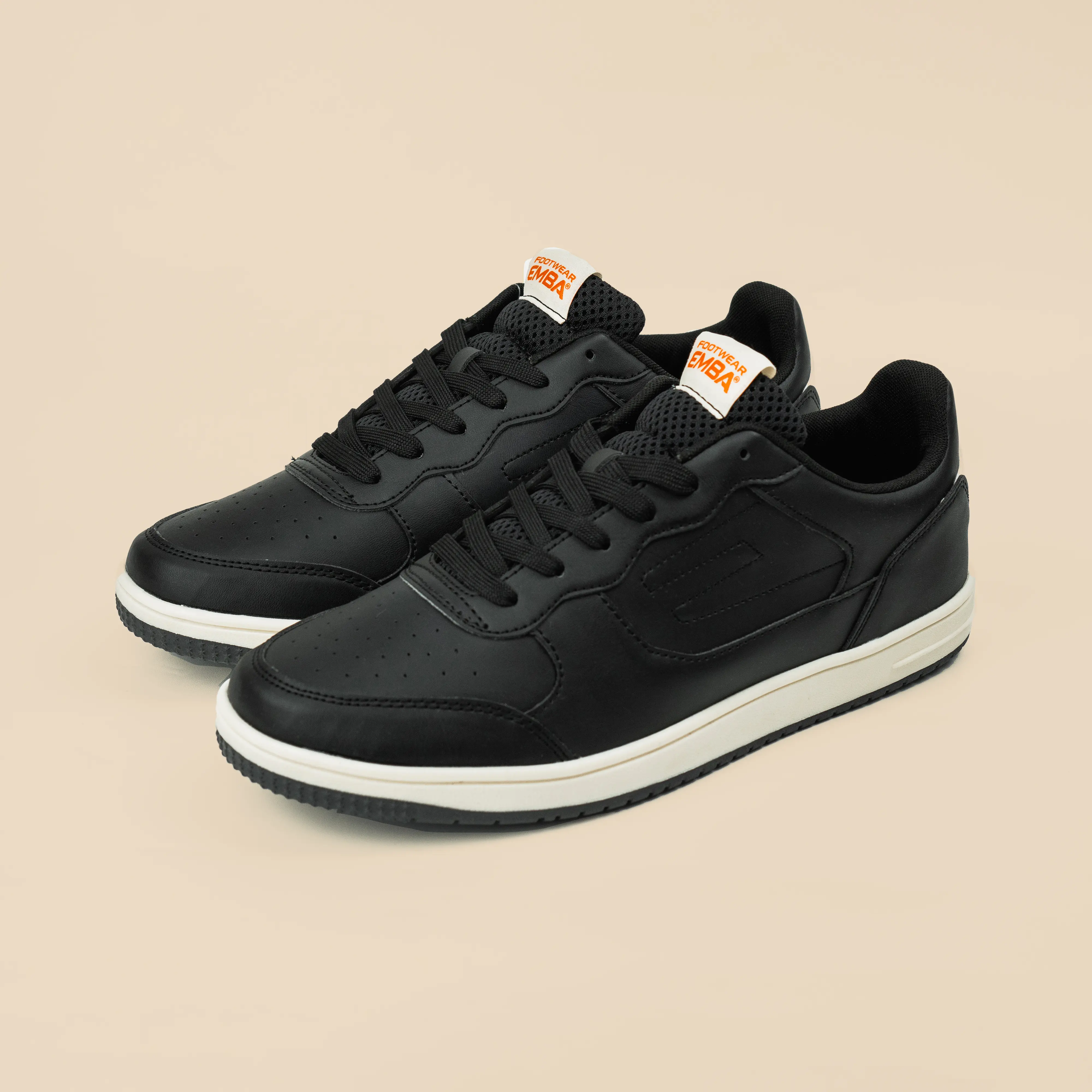 Emba Footwear - Shuffle Black Casual Shoes