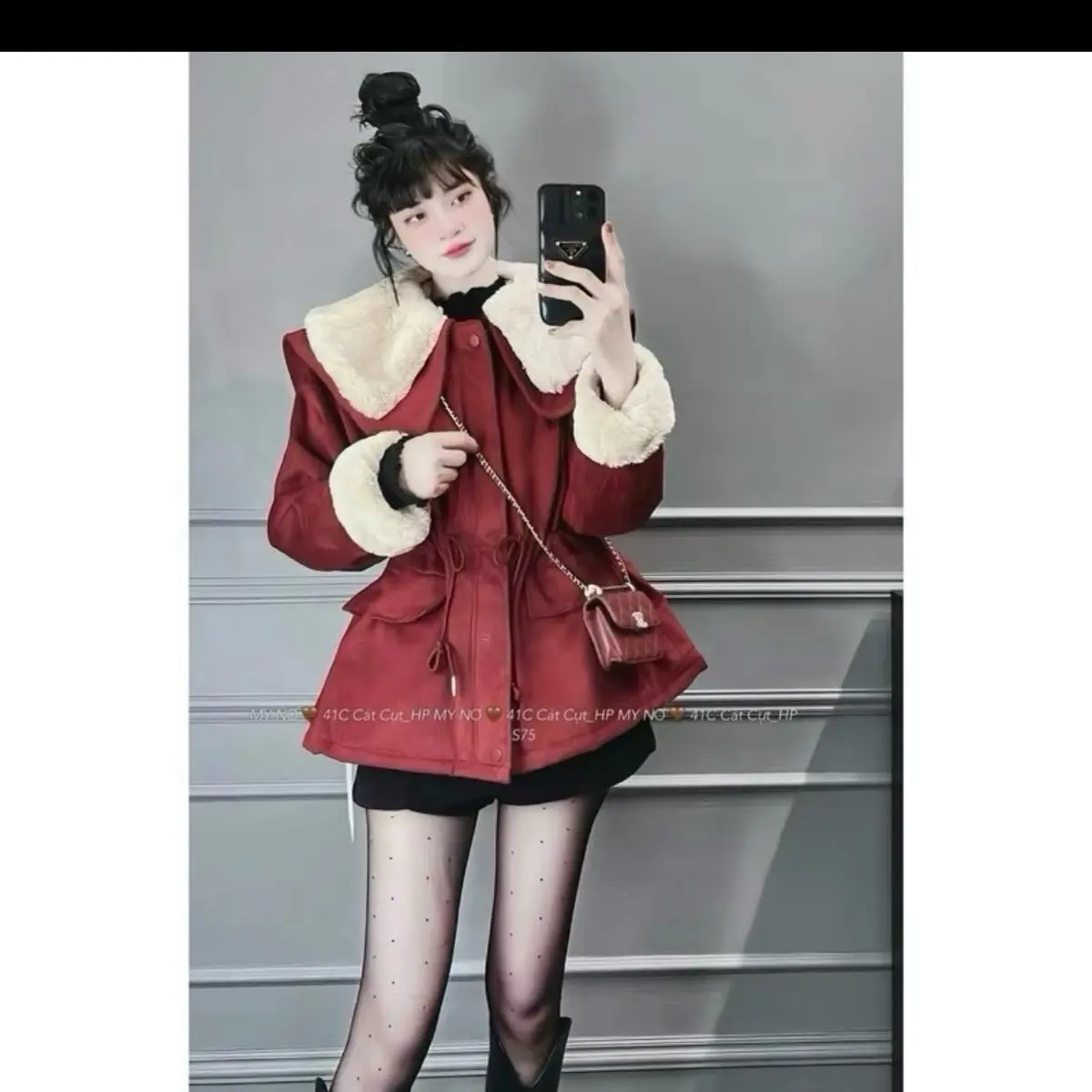 Sale áo paka lót lông hót hít Hàng Quảng Châu Cao Cấp Nữ Women Top -HAstore