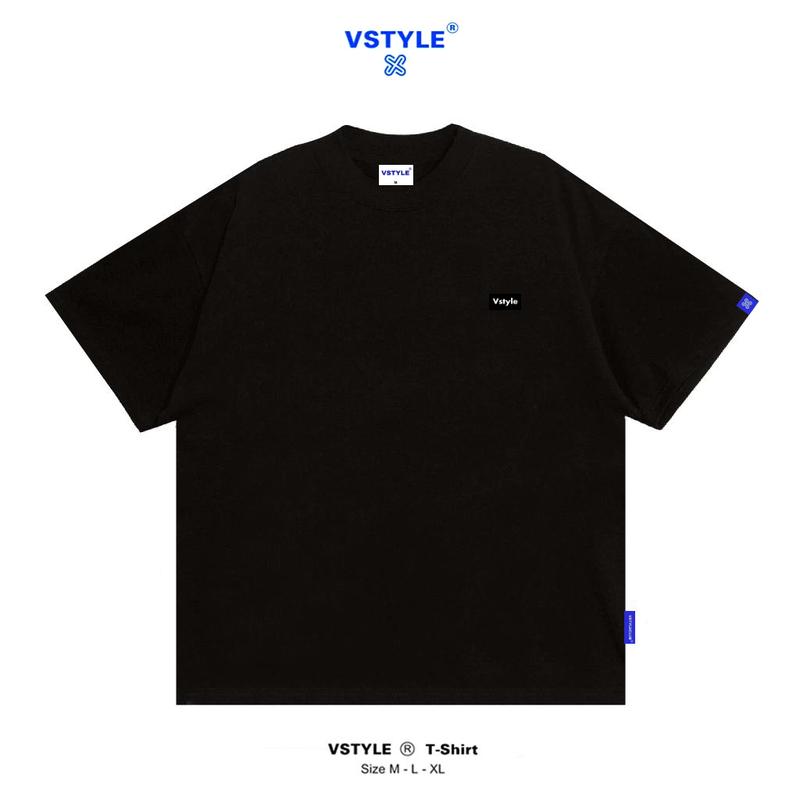 Áo Thun Boxy Logo Vstyle Unisex Nam Nữ Local Brand