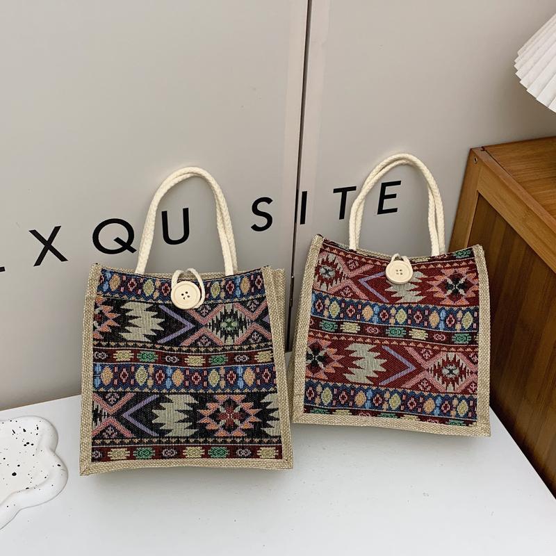 Jannah Beg Tangan Wanita Bahu Jinjing Silang ( Cute Canvas Women Travel Office Outer Sling Shoulder Bag Handbag Tote ) 3P4