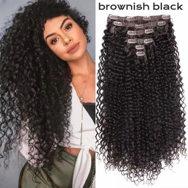6Pcs/Set 26-Inch Clip-in Hair Extension Women Long Afro Curl - TikTok ...