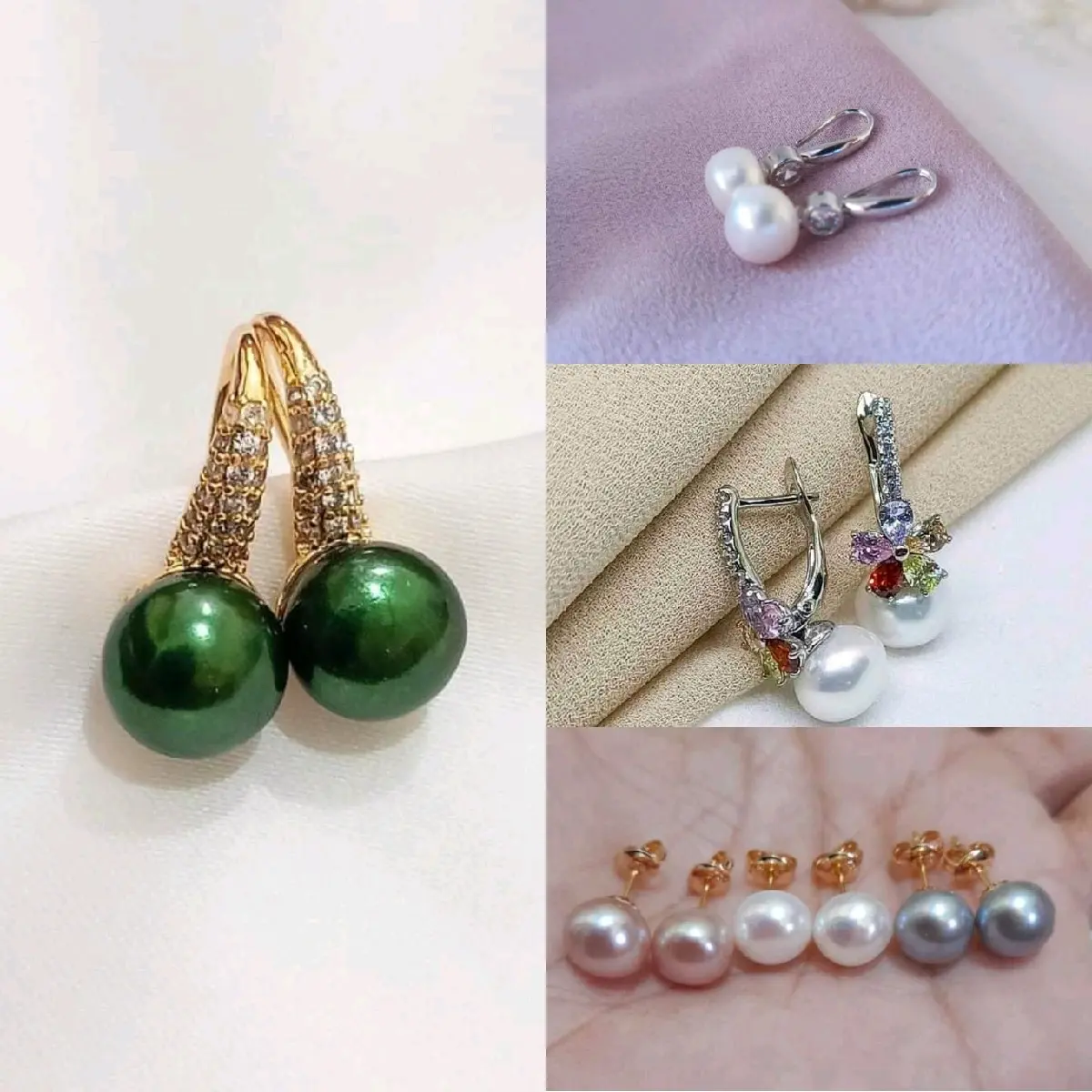 anting mutiara tawar asli lombok