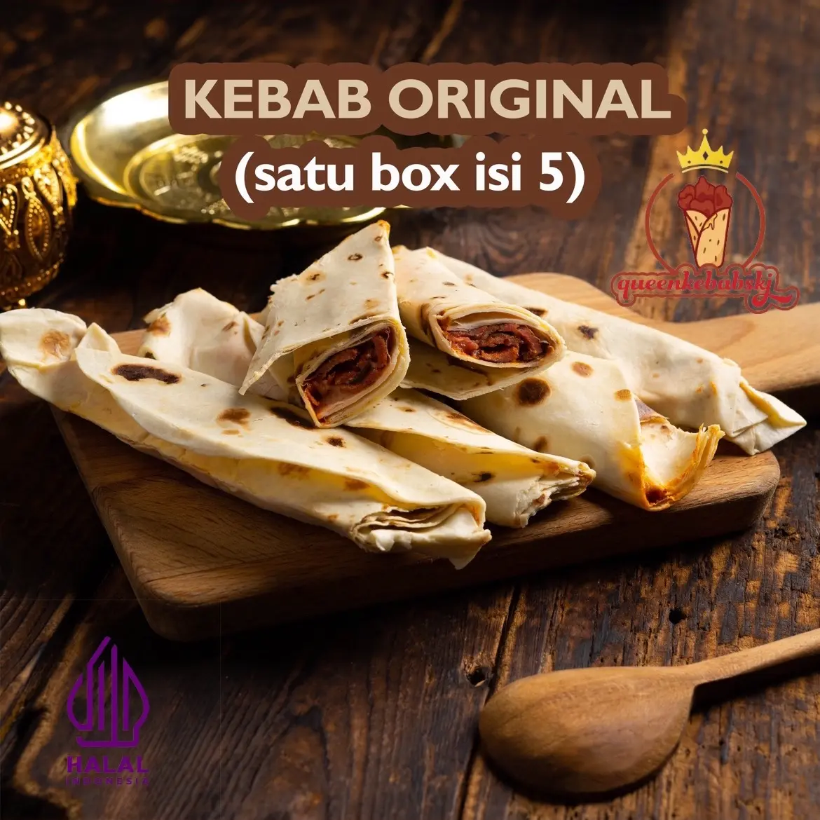 Kebab beef ori 1box isi 5