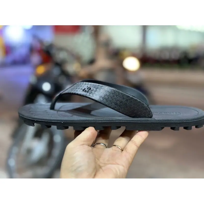 Kẹp cao su Tiến Toàn siêu bền. Đế răng cưa chống trơn trượt. DéP Nam Đế Bằng Đồng Nhung Sandal 1