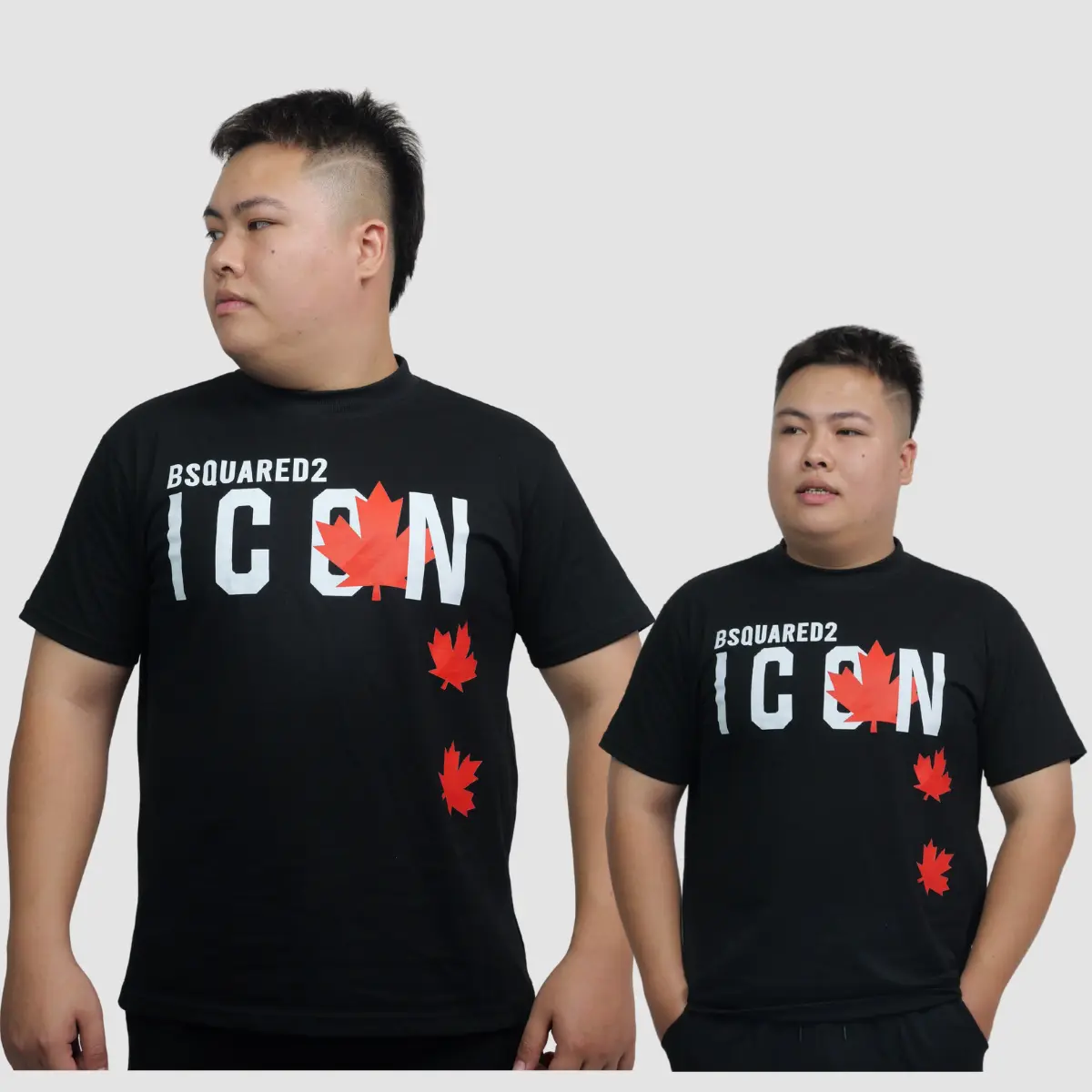 ÁO THUN CỔ TRÒN COTTON KHÔ HÌNH IN PET BSQUARED2 BIGSIZESTUDIO  DÀNH CHO NGƯỜI BÉO BIGSIZENAM CÓ SIZE ĐẾN 150KG