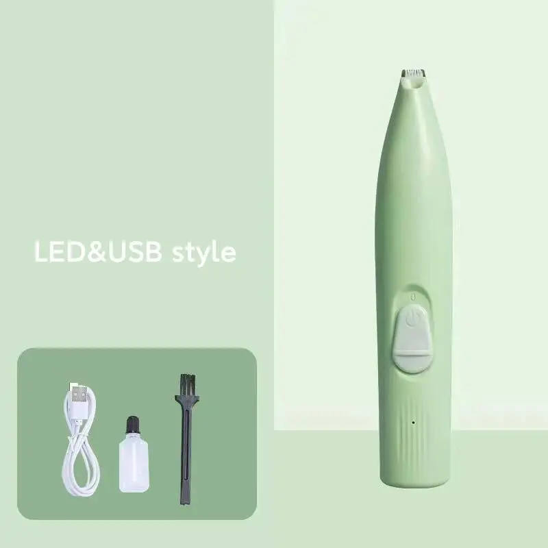 Tông Đơ Cắt Lông Cho Thú Cưng, Dao Cạo Điện, Sạc USB, Tông Đơ Cắt Tỉa, Có Kéo, Thích Hợp Cho Chó Và Mèo 8