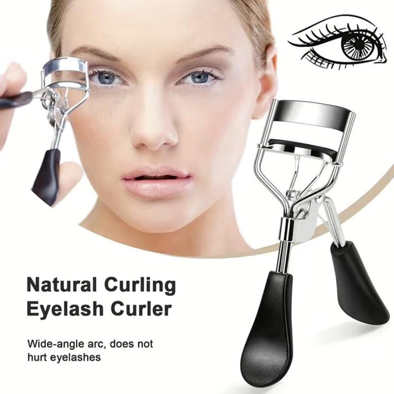 Eyelash Curler with 24pcs Curler Replacement Refill Pad(1 Set), Professional Eye Lash Curling Tool for Women and Girls, Black 5