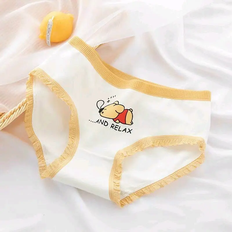 Lố 10 Quần Lót Cotton Mềm Hoạ Tiết CuTe Nữ Women 2