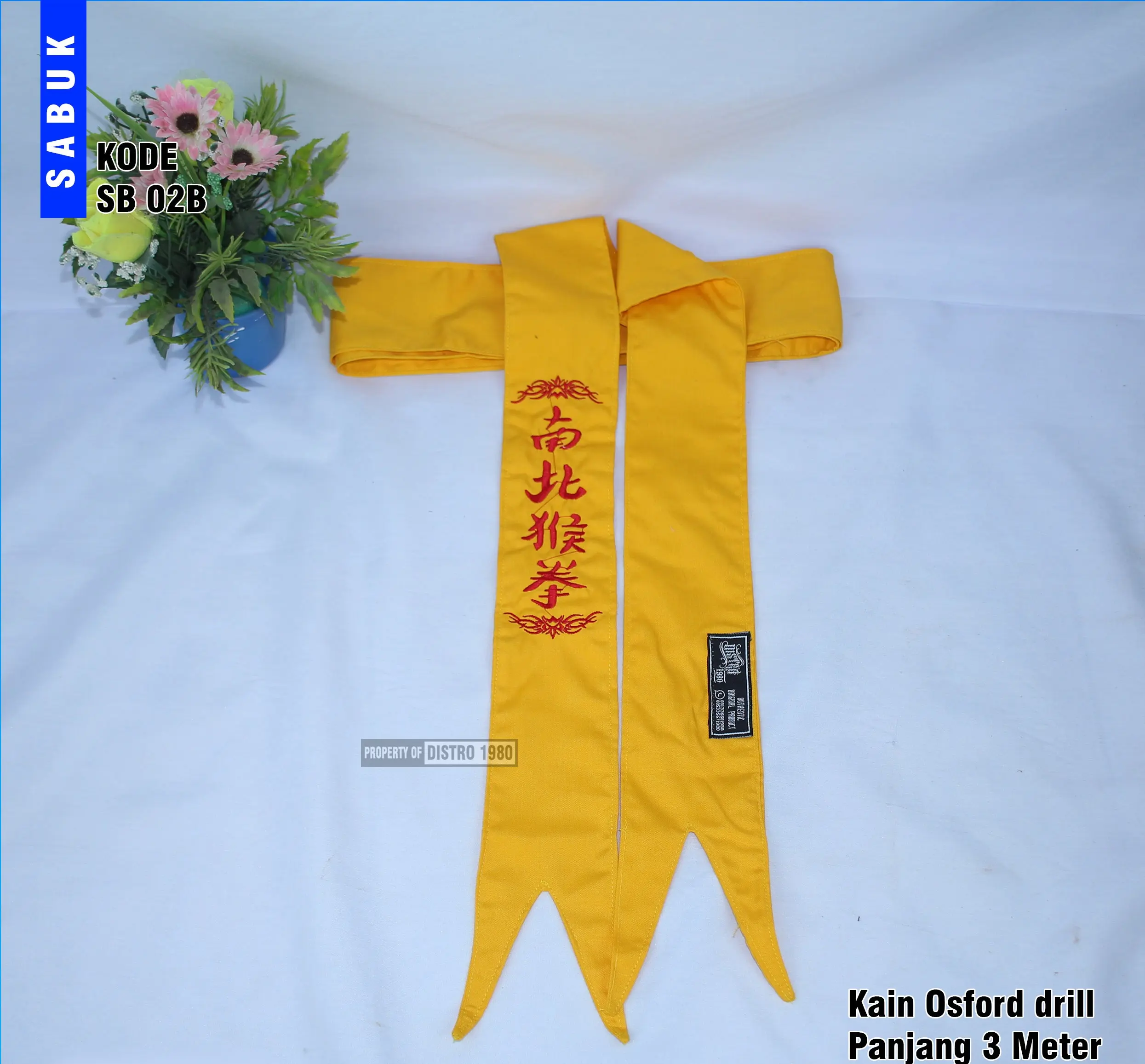 SABUK KUNING IKSPI BAHAN DRILL SB 02B 3 METER