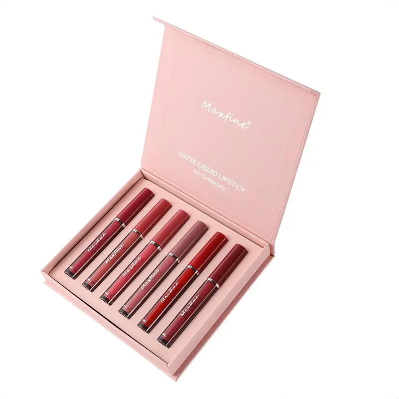 6pcs Long-lasting Matte Lipstick Set, Matte Lip Balms, Easy Coloring Lip Sticks, Moisturizing Matte Lipstick, Suitable for All Occasions Lip Makeup, Velvet Matt Finish Lip Gloss, Smooth Lip Cosmetic 0
