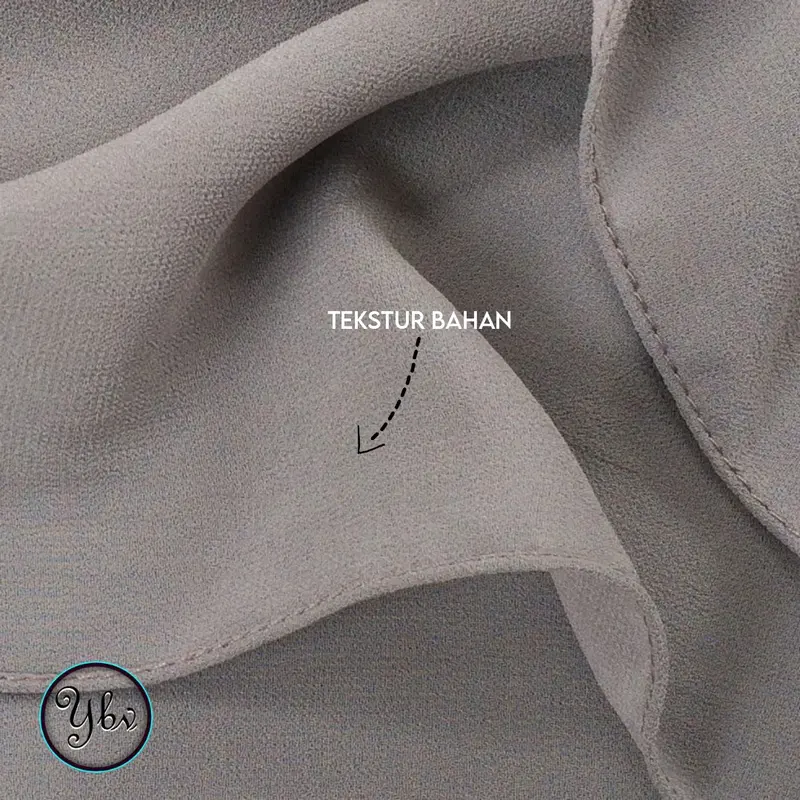 Pahmina warna coklat mahogany | Kerudung Pashmina Ceruty Babydoll Jahit Tepi Kecil Jilbab Panjang Wanita Muslim Ceruti  Syal Instan Hitam 5
