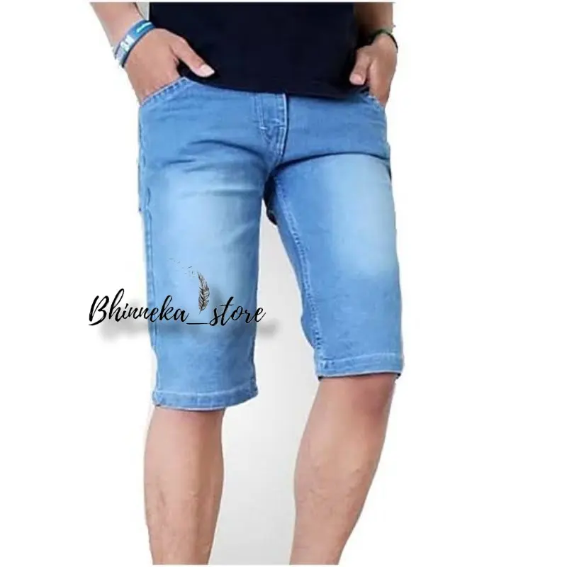 Foto [Promo Termurah] Celana jeans pendek pria distro kekinian Dewasathumb2