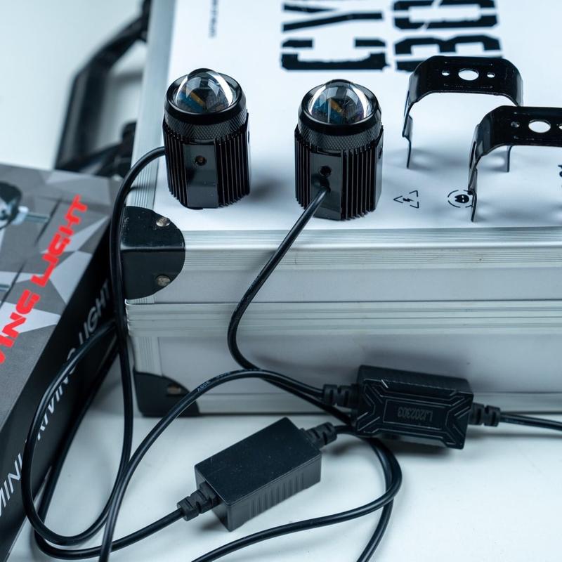 ( Mua 1 Đôi Tặng Kèm Pass Gắn ) Bóng Đèn Trợ Sáng Bi Cầu Mini 2 Màu Pha Trắng Cos Vàng tiết kiệm điện - Bảo Hành 12 Tháng ( Giá 1 Đôi )