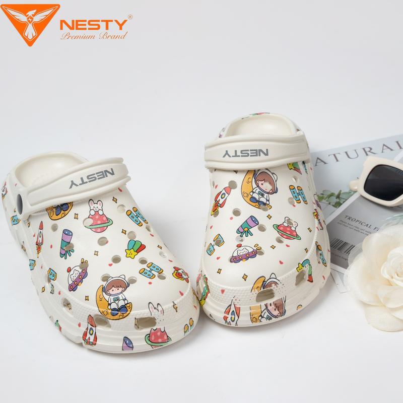 [NE01-6] Dép Sục Gia Đình Thương Hiệu NESTY In Họa Tiết Hình Hoạt Hình Siêu Nhẹ Chống Trơn Trượt Tốt