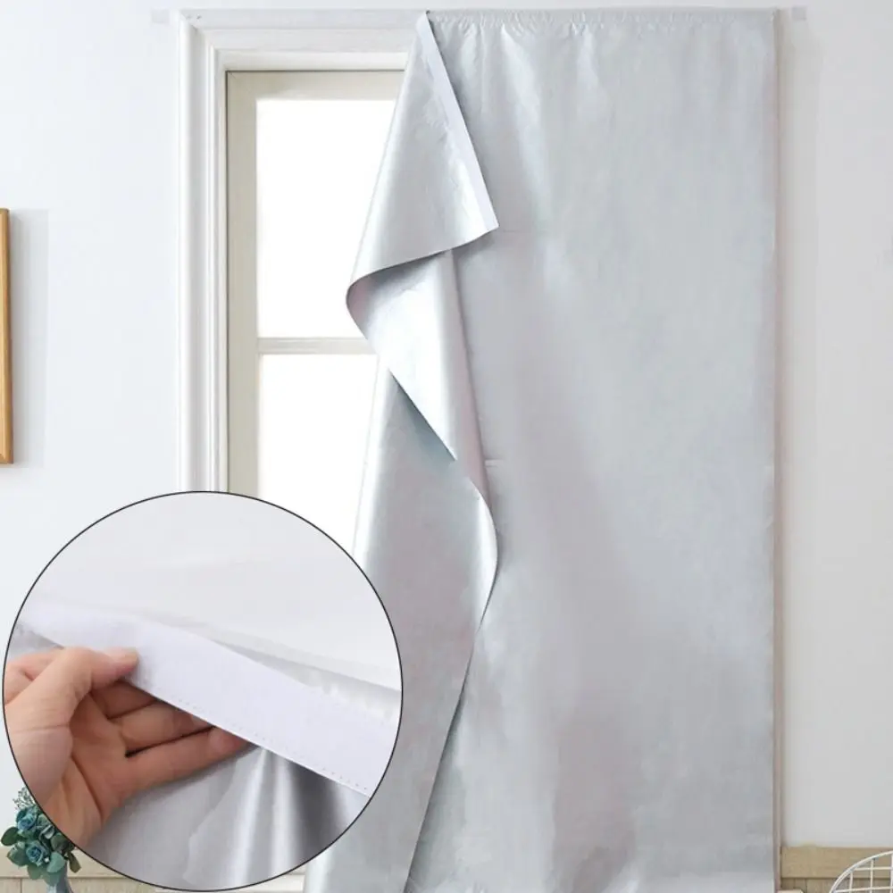 Non-perforated Portable Bedroom Thermal Insulated Temporary Curtain Travel Window Cover Blackout Blind Curtain Window Shade