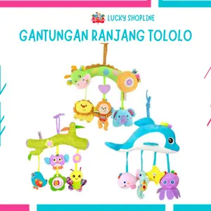 [BIG SALE] TOLOLO Mainan Gantungan Ranjang Bayi / Gantungan Stroller Baby / Kasur Bayi Rattle Teether Bayi Gigitan Perawatan