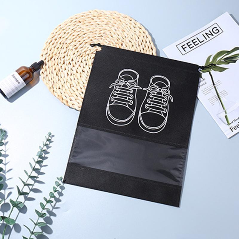 Product Introduction of Non-Woven Storage Bag Shoe Storage Bag Drawstring Drawstring Mouth Travel Storage Bag Dustproof Shoe Bag 20