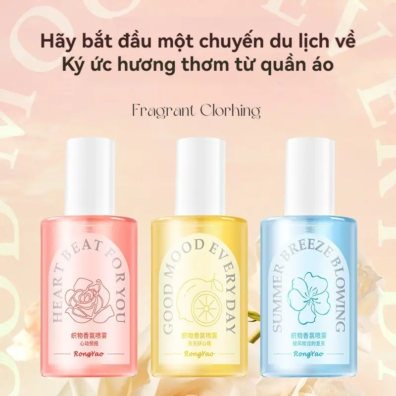 Xịt Thơm Quần Áo Hương Nước Hoa 200ml - Hỗ Trợ Khử Mùi Quần Áo, Thành phần tự nhiên, An toàn cho da mẫn cảm, Dầu Thơm Dầu Thơm Phòng