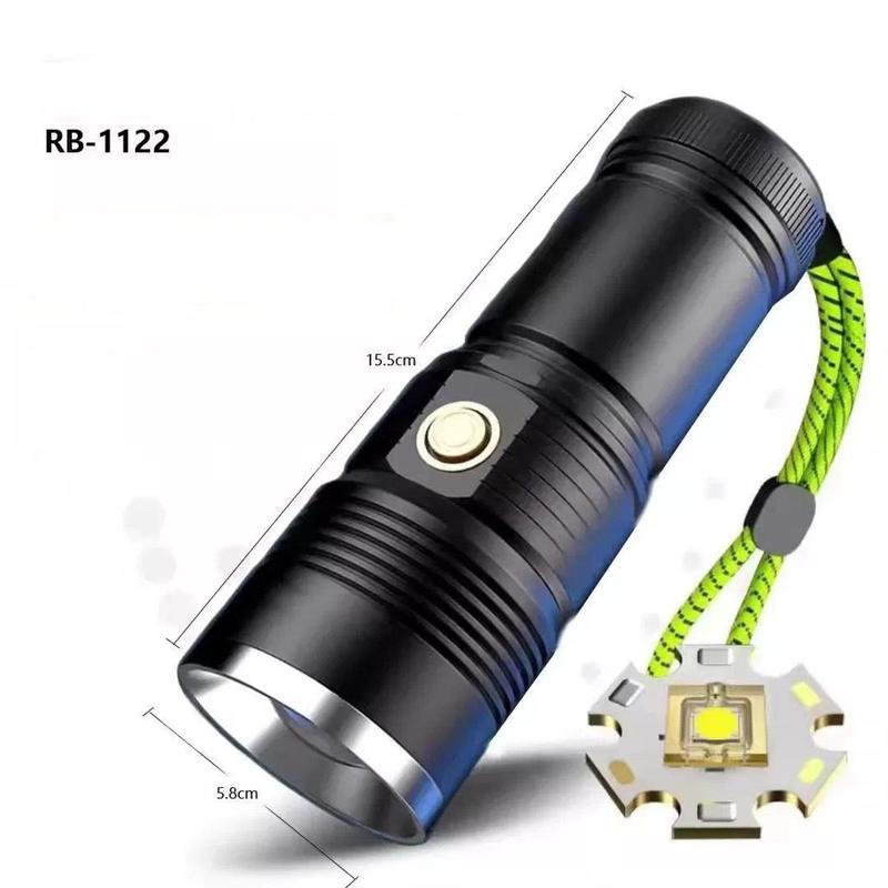 RB 1122 Đèn pin siêu sáng - Chiếu xa 700 Chống nước  Pin trâu -  Kiêm sạc dự phòng