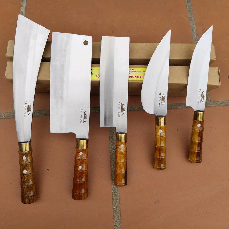 bộ dao 5 món thép trắng  magek 440 Zj. 2 0