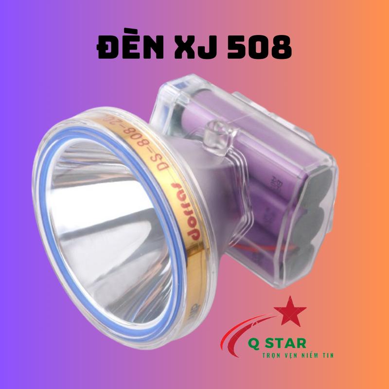 Đèn Pin Đội Đầu XJ 508 Thiết Kế Trong Suốt Trang Bị 3 Pin 18650 Chiếu Xa 200m Siêu Kháng Nước