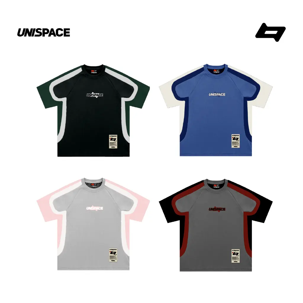 Áo Thun Tay Áo, Unisex Xoắn, Thương Hiệu Địa Phương Của By UniSpace,