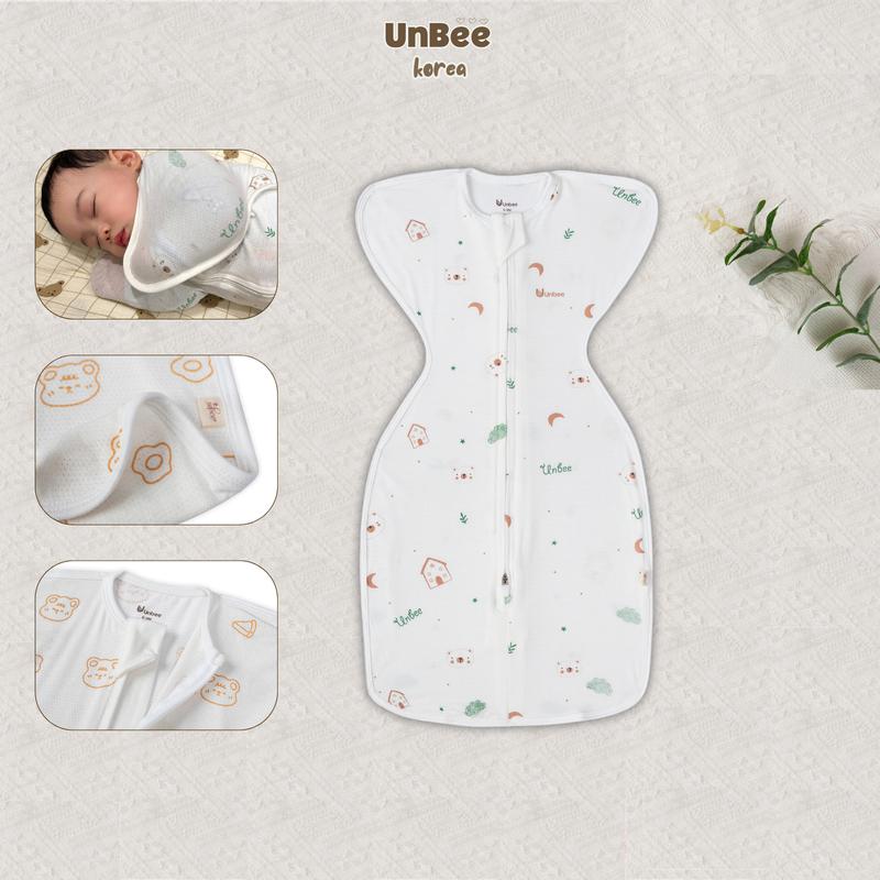 Nhộng Chũn Tơ Tằm Thông Hơi UNBEE Dáng Quả Lê Hiện Đại Mềm Mại Thoáng Mát Cho Bé (0-9 tháng)