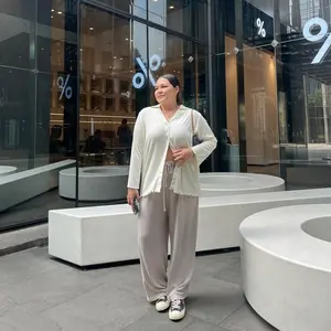 Lala Pants Bigsize / Celana Kulot Jumbo  panjang  nyaman Karet  Bawahan Melar Celana Kulot