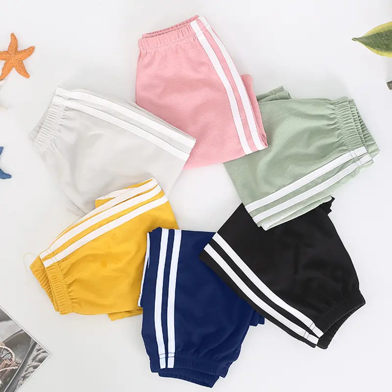 New Summer Thin Sports Pants for Boys and Girls, Baby Shorts, Trendy Loose Children's Shorts