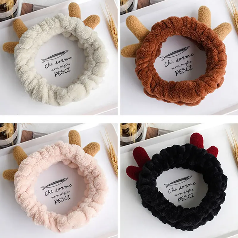 Băng đô rửa mặt nữ nơ cài tóc tai mèo thỏ gấu cute tiểu thư Hàn Quốc đẹp dễ thương cá tính sang chảnh 4