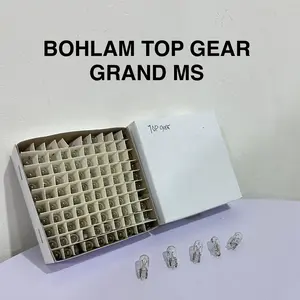 HRG PER 100 BIJI DOP BOHLAM TOP GEAR T6,5 12V 2W MURASAKI TERMURAH
