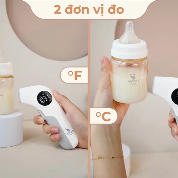 Nhiệt kế hồng ngoại đa năng Moaz Bébé MB-097.Bảo hành 12 tháng 6
