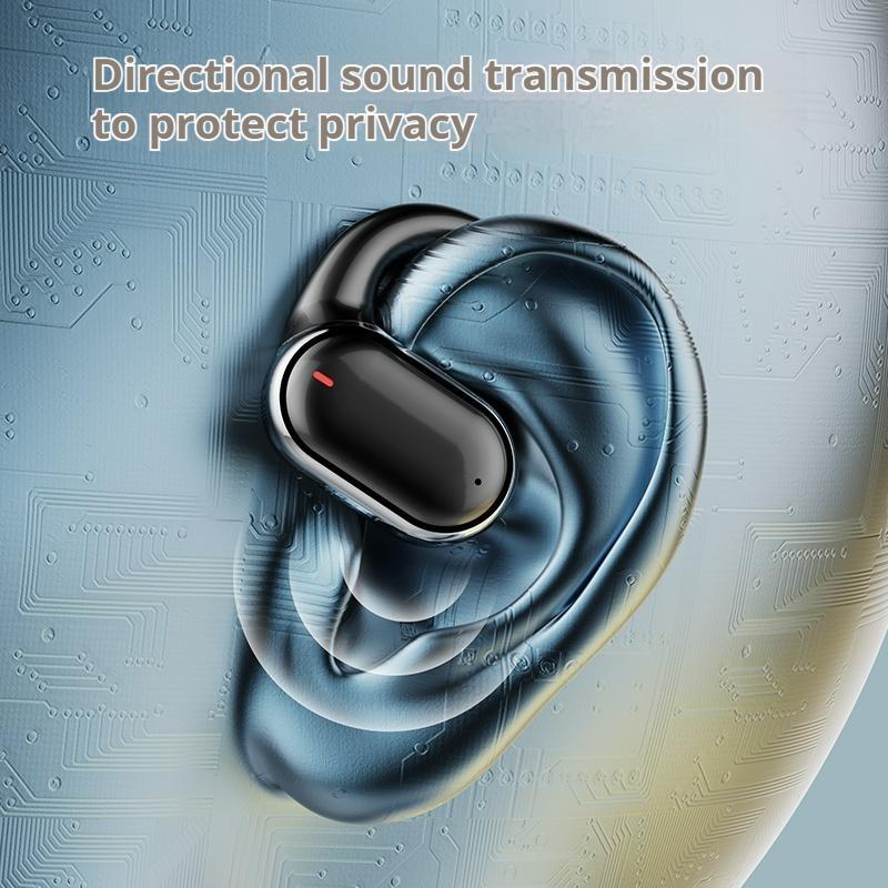 Product Introduction of Wireless Ear Hanging Earphone, Wireless Earbuds with Charging Case, HiFi Dolby Bass Earphone, HD Stereo Calling Sports Earphones for iPhone & Android 6
