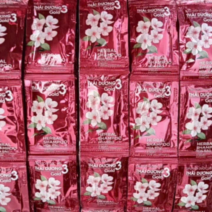 Dầu Gội Dược Liệu Thái Dương 3 Hương Hoa ( Combo 50 gói )