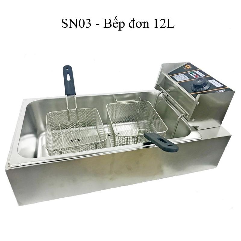 Bếp chiên nhúng điện SUNNY 12L Cao cấp, Siêu bền hàng Chính hãng, Bảo hành 12 tháng 4