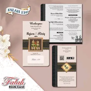 Bisa COD, Cetak undangan Pernikahan / khitanan murah meriah, free plastik & label sekalian tinggal kasih nama