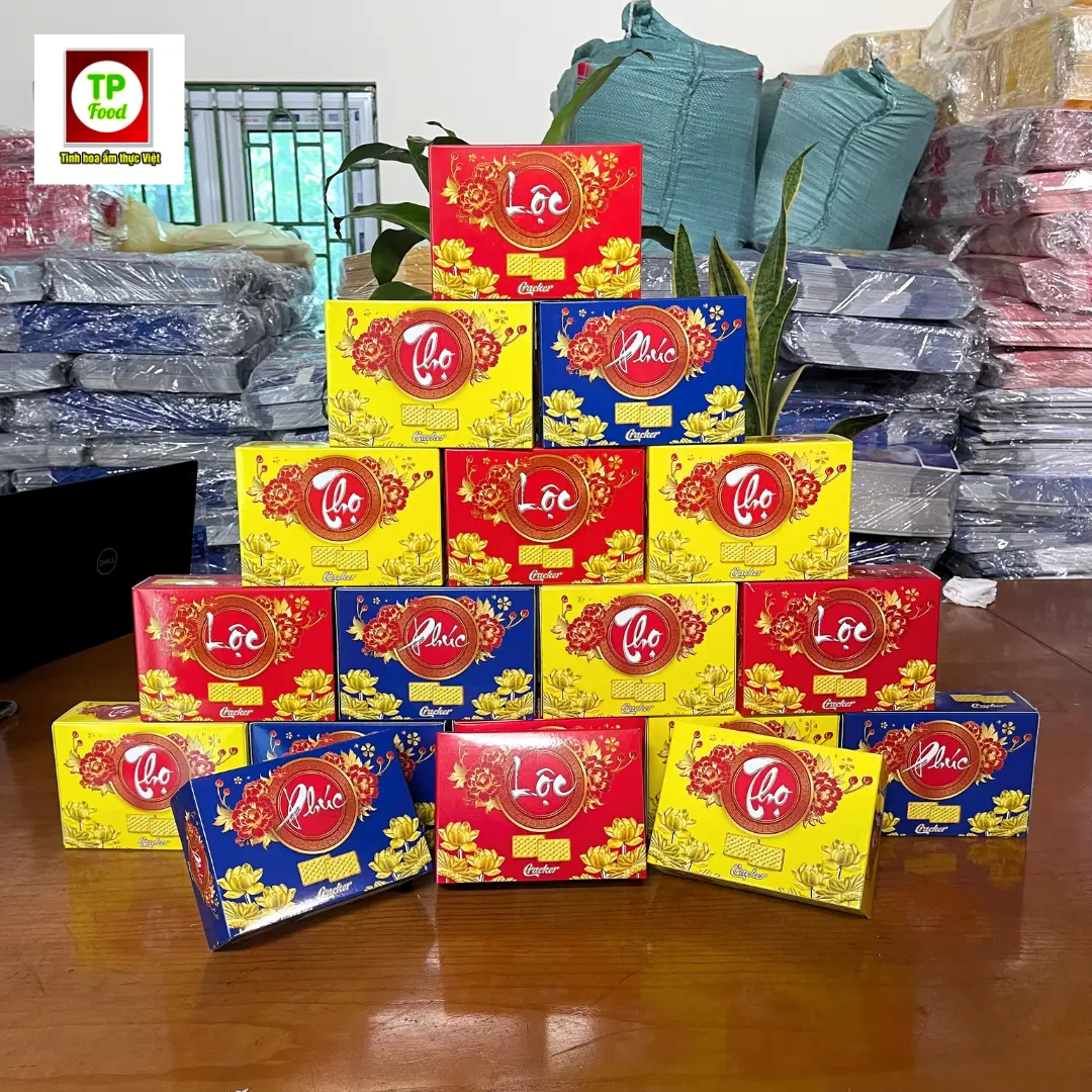 18 hộp bánh Phúc - Lộc - Thọ 2,1kg đầy đủ màu và vị Food Thức Ăn