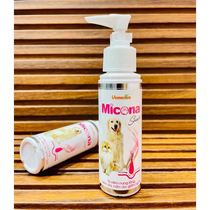 Sữa Tắm Nang Lông Viêm Da Nấm Da Cho Chó Mèo Micona Vemedim Azipetshop 2