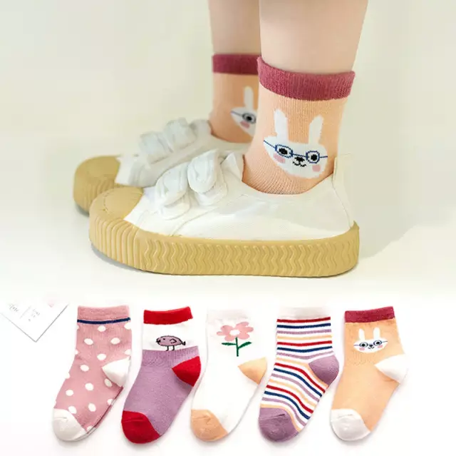 (5 PASANG) KAOS KAKI BAYI MOTIF LAKI LAKI DAN PEREMPUAN 0 S/D 12 BULAN 4