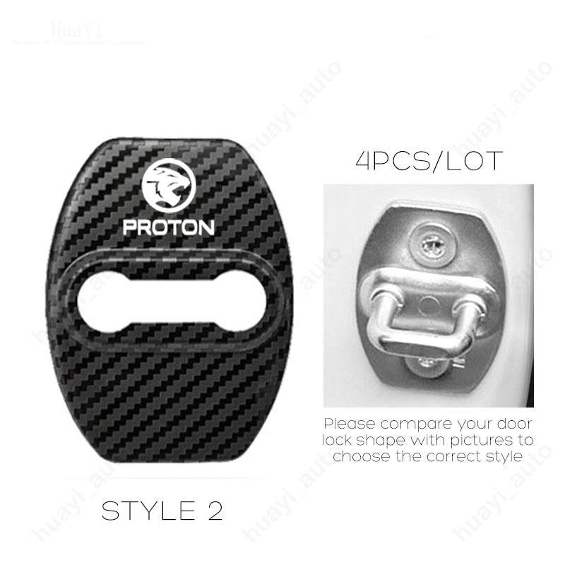 Product Introduction of 4pcs/set Car Door Lock Cover Protective Decoration Stainless Steel for Proton Wira Persona X50 Saga Vvt Waja X70 Iriz Exora Accessories 24