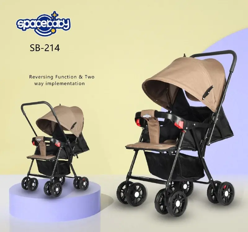 BABY STROLLER MURAH BISA 2 ARAH//BABY STROLLER SPACEBABY SB 214//KERETA DORONG BAYI TERMURAH Roda Unisex