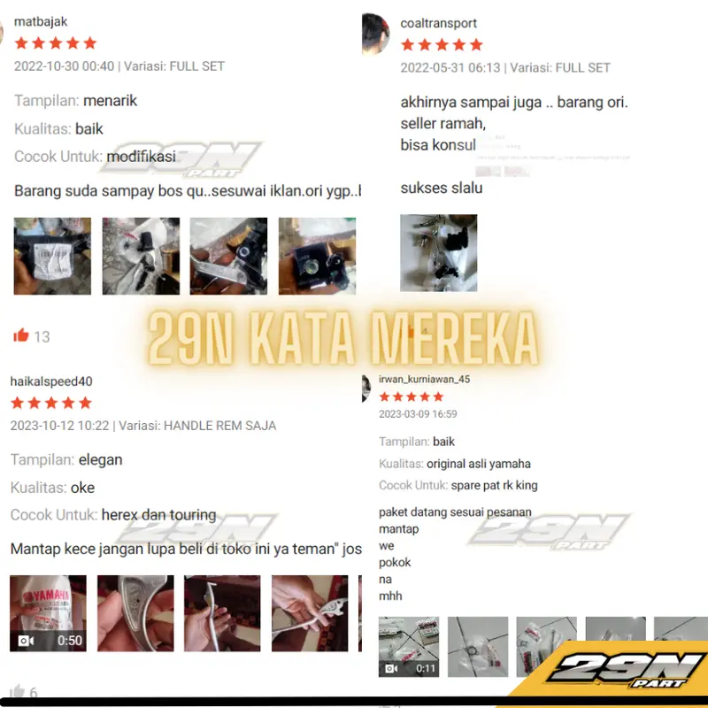 Master Rem Depan YAMAHA R25 RX KING FULLSET (FREE BAUT + KARET HANDLE KOPLING) ORIGINAL YGP | 1WD-F5870-00 1WD-H3912-00 1WD-H2911-00 1WD-H3922-00 4