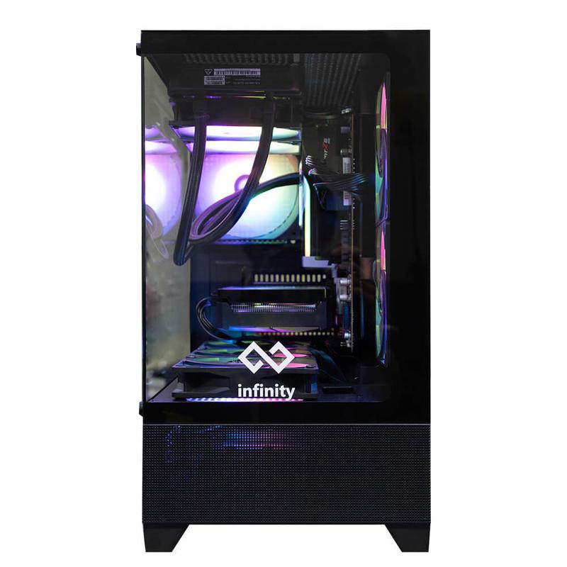Vỏ máy tính Infinity Aqua-M Pro – Micro-ATX, hỗ trợ tối đa lên tới 9 Fan 120mm 2