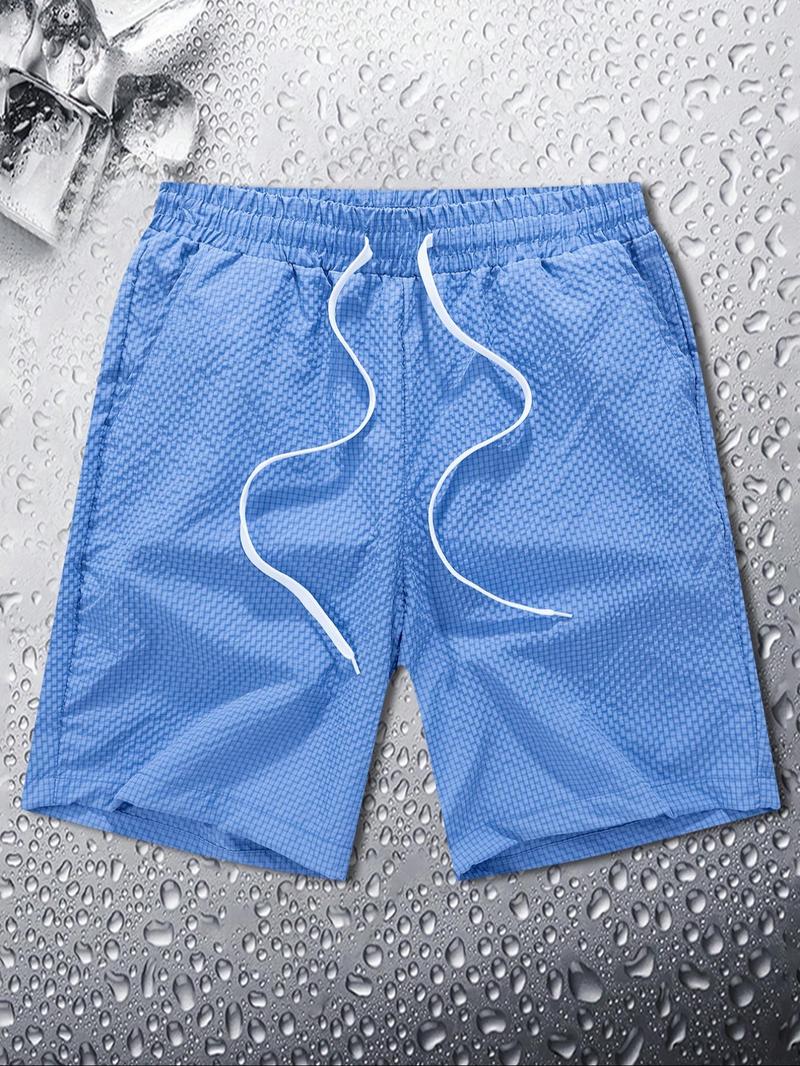 Product Introduction of Men's Solid Color Gym Shorts, Casual Comfy Breathable Swim Shorts for Summer, Men's Swimwear Bottoms for Beach & Gym 5