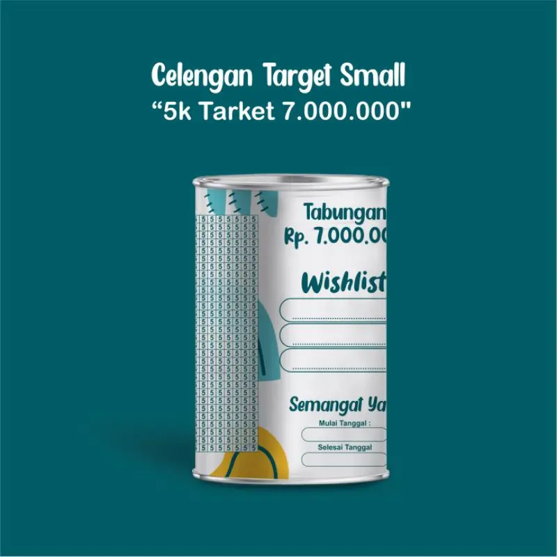 CELENGAN TARGET MURAH CELENGAN VIRAL CELENGAN TIKTOK TABUNGAN BUKA TUTUP ( SMALL 5RIBU TARGET 7 JUTA ) CELENGAN PERMANENT MENABUNG