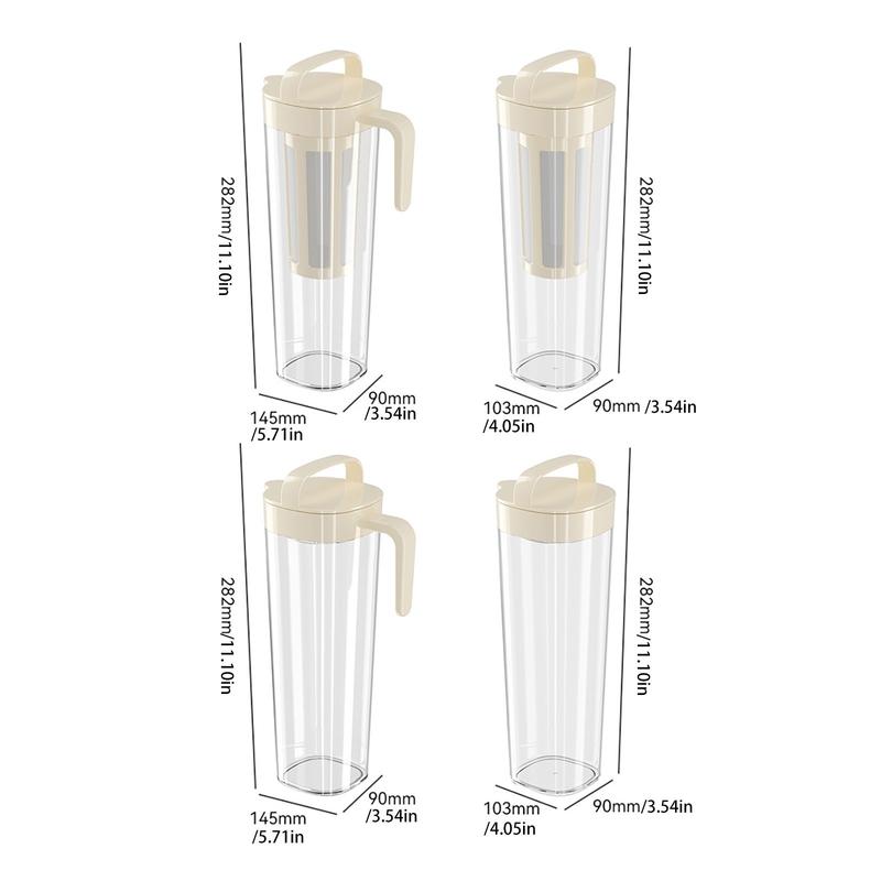 Product Introduction of Outdoor manual cold brew coffee maker, Filter ice fruit teapot Coffee Juice Bar, Restaurant, Kitchen, Camping coffee pot 4